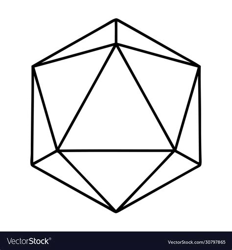 Natural 1 D20 Dice Roll Royalty Free Vector Image