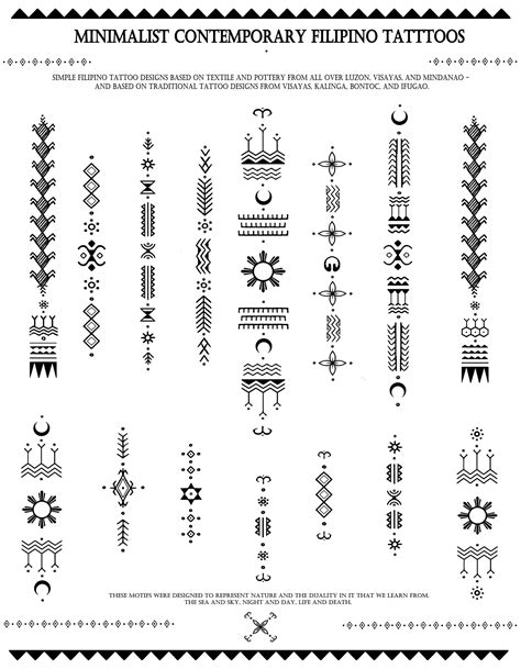 Filipino Tribal Tattoo Designs And Meanings