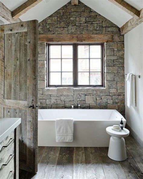38 Beautiful Design Of Rustic Bathroom Ideas