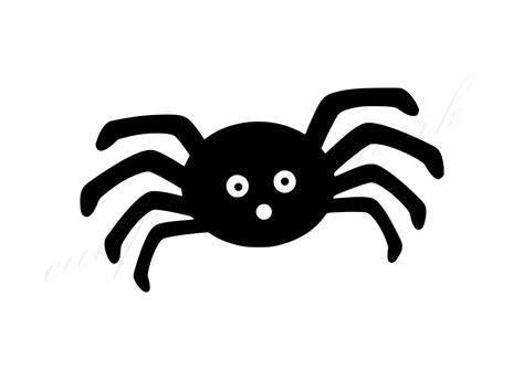 Spider Halloween Shadow Cut Files Svg And Studio 3 File For Etsy