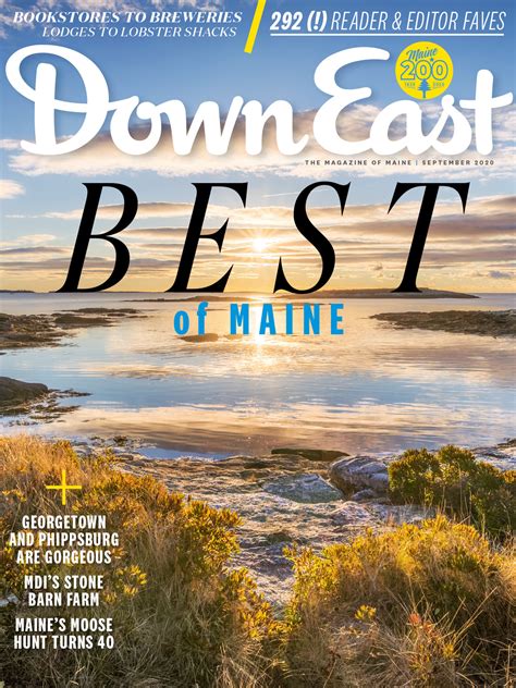 September 2020 Best Of Maine Down East Magazine Magazine