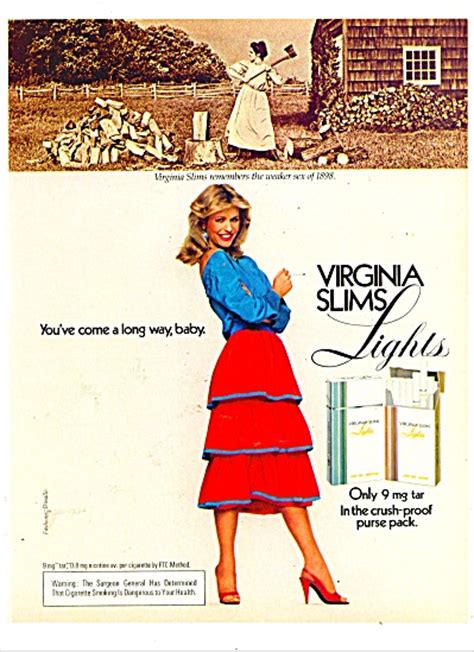 Virginia Slims Lights Cigarette Ad 1980 Virginia Slims