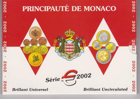 Monaco Annual Set Euro Coins 2002 Catawiki