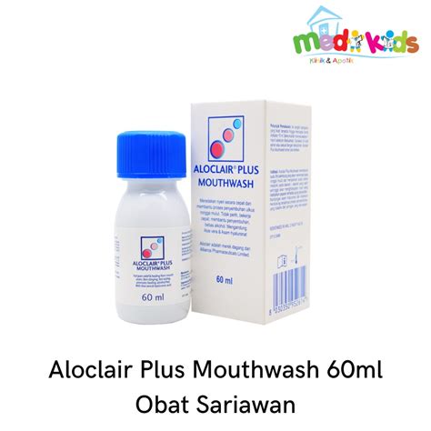 Jual Aloclair Plus Mouthwash 60ml Obat Sariawan Shopee Indonesia