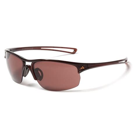 adidas a404 raylor l sport sunglasses in brown for men lyst