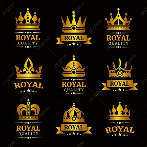 Crown Royal Logo Vector Design Images Golden Royal Quality Vector
