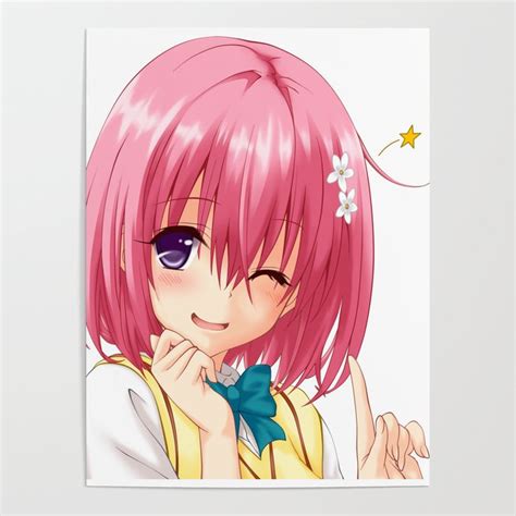 Anime Girl With Pink Hair Poster By Crazytz Society6