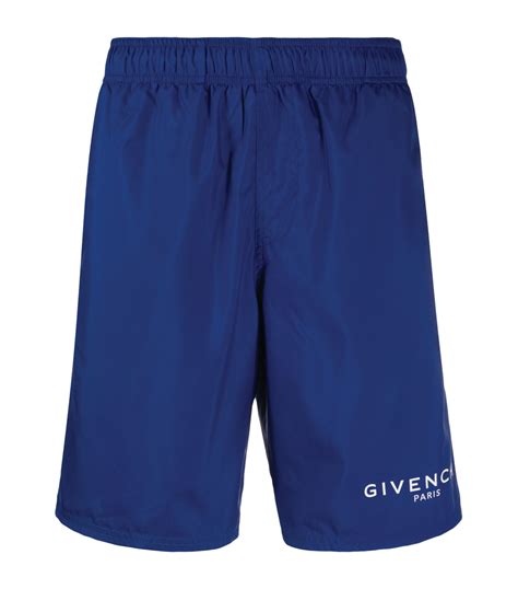 Givenchy Blue Logo Swim Shorts Harrods Uk