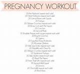 Workout Routine Pregnancy