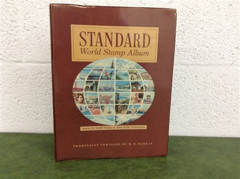 Vintage Standard World Stamp Album By H E Harris By Centuryland