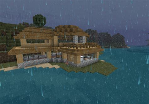 Beachhouse Minecraft Step By Step Pictures Modern House Vrogue