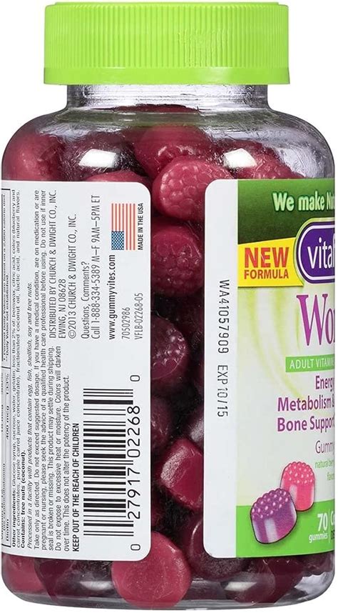 Vitafusion Womens Complete Multivitamin Gummies Natural Berry 70 Ct