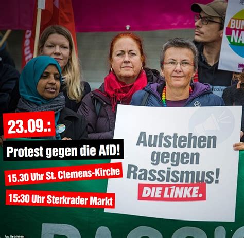 LINKE unterstützt Proteste gegen AfD