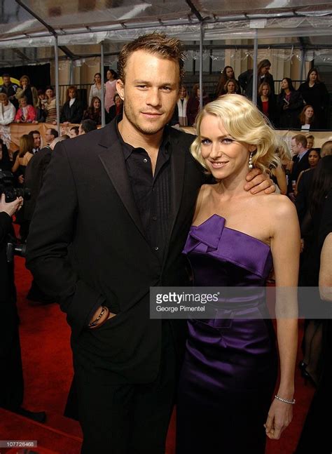 Heath Ledger And Naomi Watts During 10th Annual Screen Actors Guild