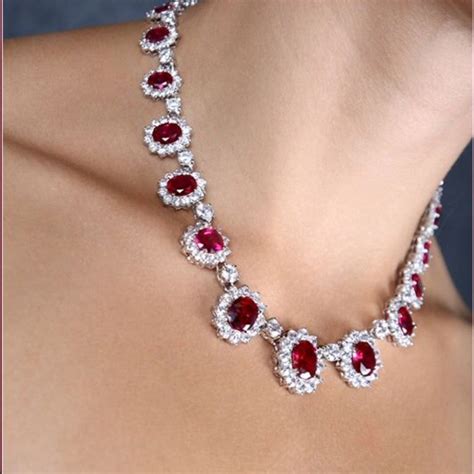 Pretty Woman Ruby Necklace Pretty Jewellery Jewelry Exquisite Jewelry