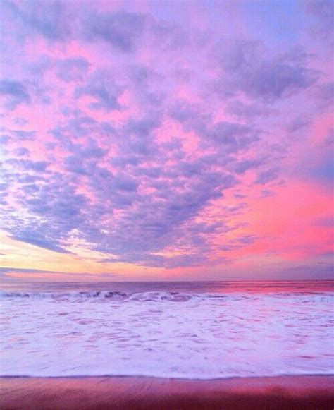 Beautiful Pink Beach Sunset Beach Pinterest Pink
