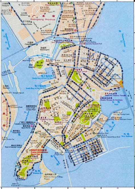 Macau Map Maps Of Macau