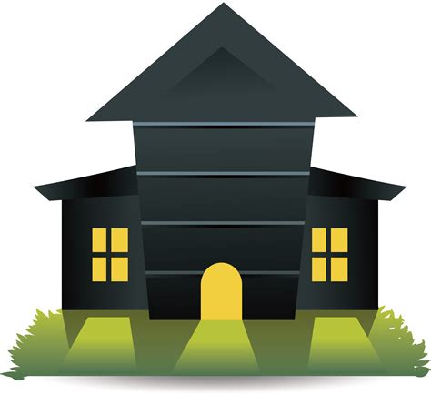 House Silhouette Creative Castle Png Download 11811181 Free