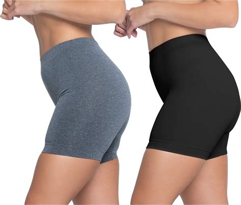 Skinnygirl Women S Mid Length Seamless Slip Shorts Multipack Buy