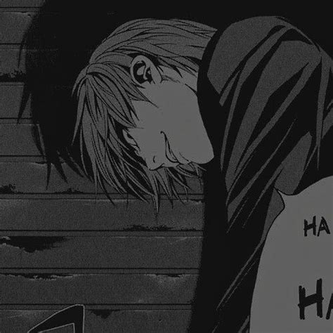 Light Yagami Pfp Icon Manga Dark Anime Death Note Manga Gothic Anime