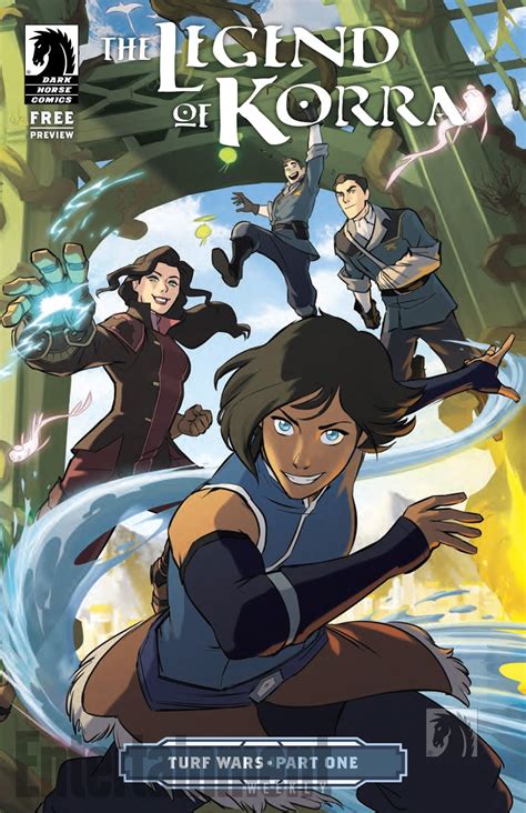 Nickalive First Look At First Instalment Of New Legend Of Korra Comic Book Series Turf Wars