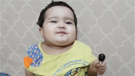 Chubby Baby Eating Lolipop Alizeh Irfan Youtube