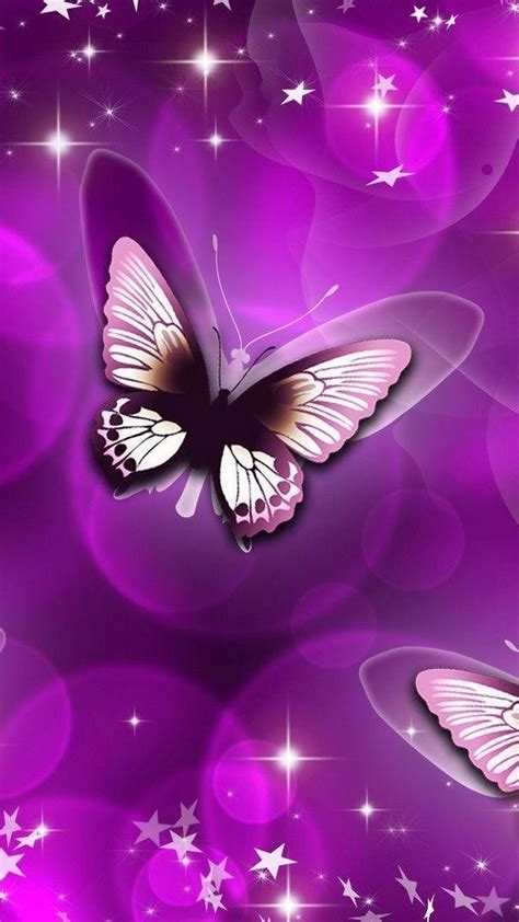 Wallpaper Android Purple Butterfly 2021 Android Wallpapers