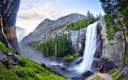 Waterfall Yosemite Waterfalls California
