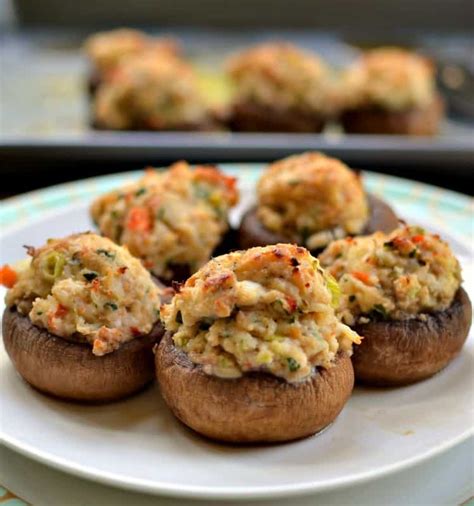 Crab Stuffed Mushrooms A Creamy Seafood Lovers Delight