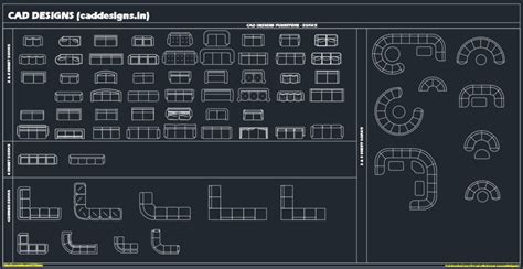 Download Free Autocad Blocks File Furnitures Sofa Sets Cad Designs