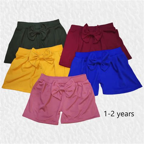 Mnkc Girl Ruffle Trendy Shorts For Girls Pambata 2 To 6 Years Old