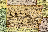 Genesee County, New York 1897 Map by Rand McNally, Batavia, NY