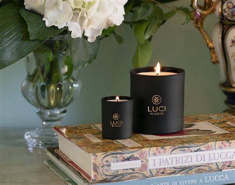 Luxury Italian Scented Candles Handmade In Tuscany Luci Di Lucca