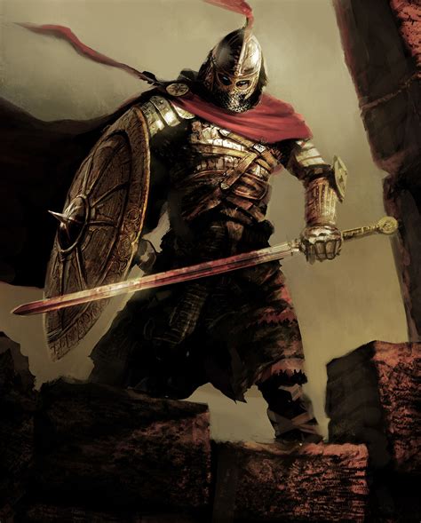 Dark Age Knight Jon Gregerson Dark Ages Knight Fantasy Warrior