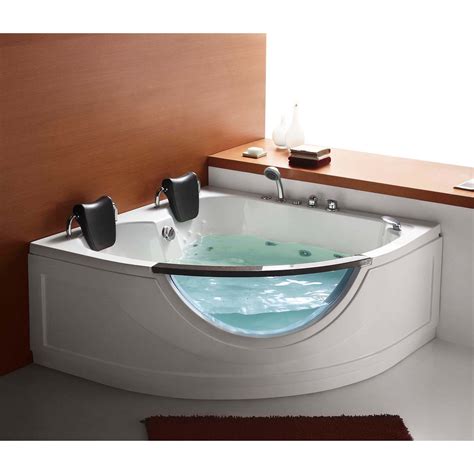 Steam Planet Mg015 59 In Two Person Corner Whirlpool Tub Bathtubs At