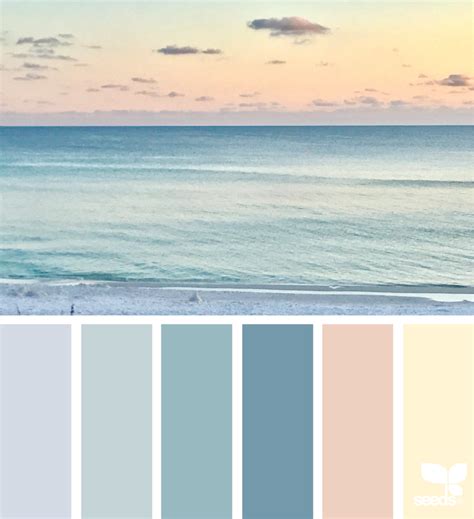 Heavenly Hues House Color Palettes Beach House Colors Beach Color