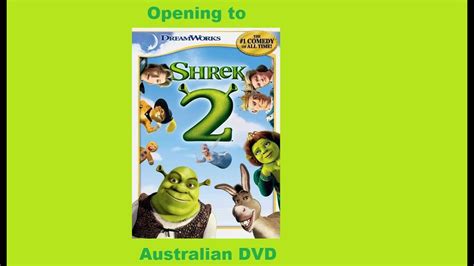Opening To Shrek 2 Australian Dvd Youtube