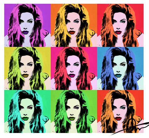 Pop Art Andy Warhol Style Banner And Icon Making Photo 36650724