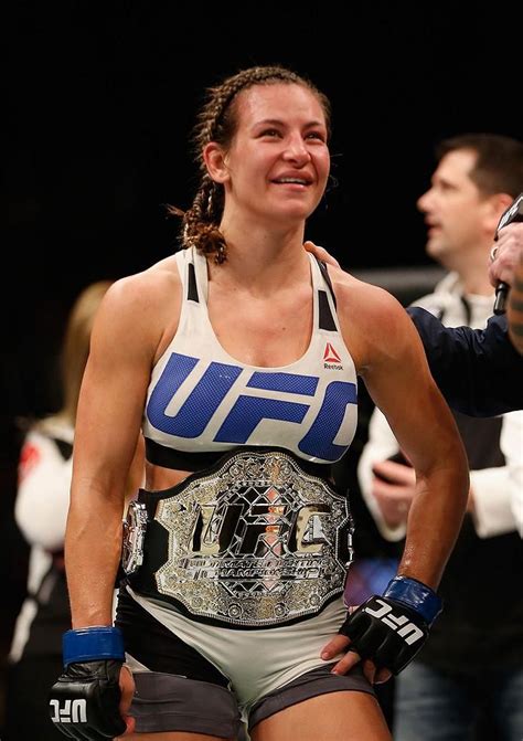 Las Vegas Nv March 05 Miesha Tate Reacts To Her Victory Over Holly