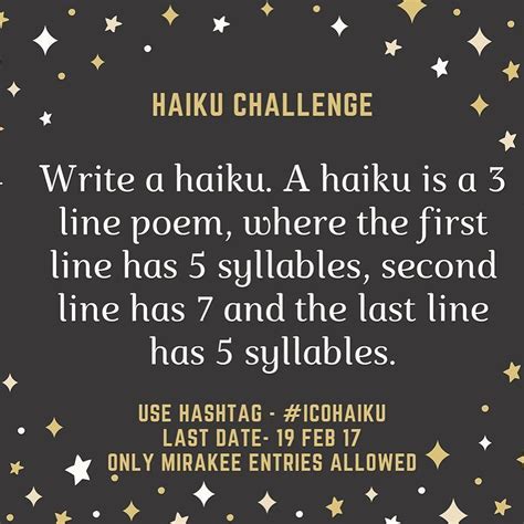Haiku Is A Traditional Form Of Japanese Poetry Heres A Haiku To