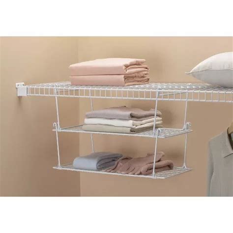 Closetmaid 21 Stack Or Hang Wire Shelf White In 2021 Wire Shelving