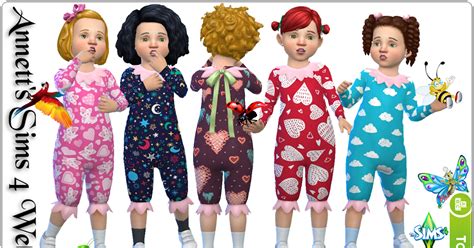 Annetts Sims 4 Welt Cute Bodysuits For Toddlers