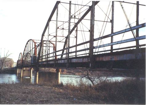 Old Us 60 Bridge Across The Arkansas River