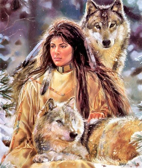 Indianer Native American Wolf Native American Pictures Native