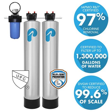 pelican water 10 gpm whole house water filtration and natursoft salt free softener system thd