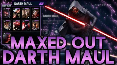 ALL EPIC STAR CARDS MAXED OUT DARTH MAUL! Star Wars Battlefront 2 - YouTube