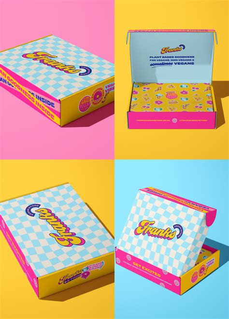 Mailer Box Packaging Retro Packaging Modern Packaging Food Packaging