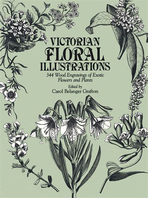 Victorian Floral Illustrations 344 Wood Engravings Of Exotic Flowers