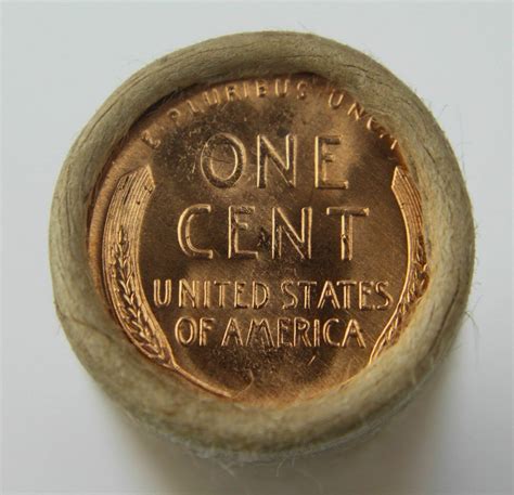 Full Uncirculated Roll Old Bank Rolls Bu WHEAT CENT PENNIES | Etsy