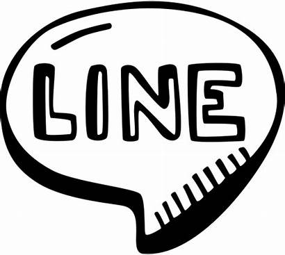 Line Messenger Transparent Drawn Network Social Clipart